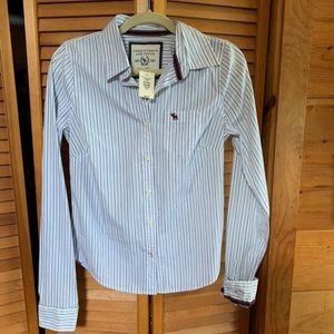 Abercrombie & Fitch Striped Button Down Shirt